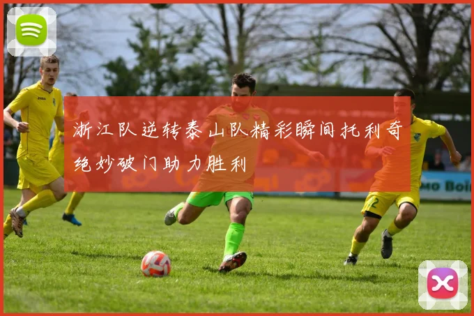 浙江队逆转泰山队精彩瞬间托利奇绝妙破门助力胜利